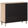 vidaXL Side Cabinet 90x33x75 cm Solid Wood Mango