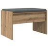 vidaXL Hall Bench Artisan Oak 63 x 38 x 40 cm