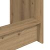 vidaXL Bed Desk Artisan Oak 100 x 45 x 75 cm Engineered Wood