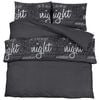 vidaXL Duvet Cover Set Black and White 220x240 cm Cotton