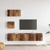 vidaXL TV Cabinet Set Wall-mounted 3 pcs Old Wood Engineered Wood