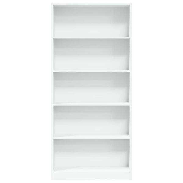vidaXL Bookcase White 80x24x176 cm Engineered Wood