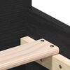 vidaXL Bed Frame without Mattress Black Oak 90x190 cm Engineered Wood