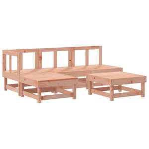vidaXL 5 Piece Garden Lounge Set Solid Wood Douglas