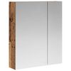vidaXL Bathroom Mirror Cabinet Old Wood 60 x 14.5 x 70 cm