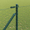 vidaXL Fence Post Green 25 x 1.4 m (50 mm mesh) Steel and PVC