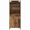 vidaXL Highboard Old Wood 69.5 x 34 x 180 cm Engineered Wood