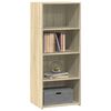 vidaXL Highboard Sonoma Oak 50x41x124 cm Engineered Wood