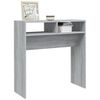 vidaXL Console Table Grey Sonoma 78x30x80 cm Engineered Wood