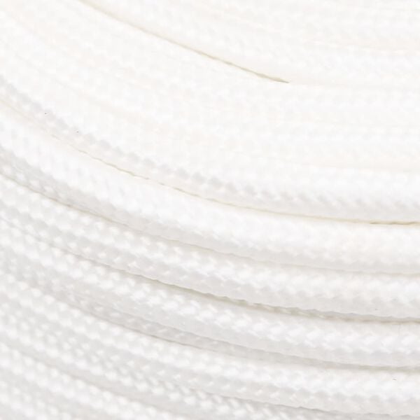 vidaXL Boat Rope Full White 10 mm 25 m Polypropylene