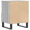 vidaXL Bedside Cabinets 2 pcs Grey Sonoma 40x35x50 cm Engineered Wood