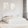 vidaXL Storage Bed with Headboard White 200 x 200 cm Engineered Wood