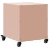 vidaXL Bedside Cabinets 2 pcs Pink 36x39x43.5 cm Steel