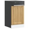 vidaXL Dishwasher Panel Lucca Artisan Oak Engineered Wood