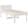 vidaXL Bed Frame without Mattress White 80x200 cm Solid Wood Pine