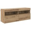 vidaXL TV Wall Cabinet 100 x 30 x 40 cm Artisan Oak Engineered Wood
