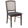 vidaXL Dining Chairs 2 pcs Light Brown 50 x 52.5 x 91 cm