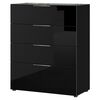 Germania Chest of 4 Drawers GW-Oakland Black