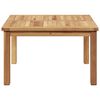 vidaXL Coffee Table Brown 60 x 60 x 36 cm Solid Teak Wood