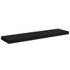 vidaXL Floating Wall Shelves 4 pcs Black 90x23.5x3.8 cm MDF