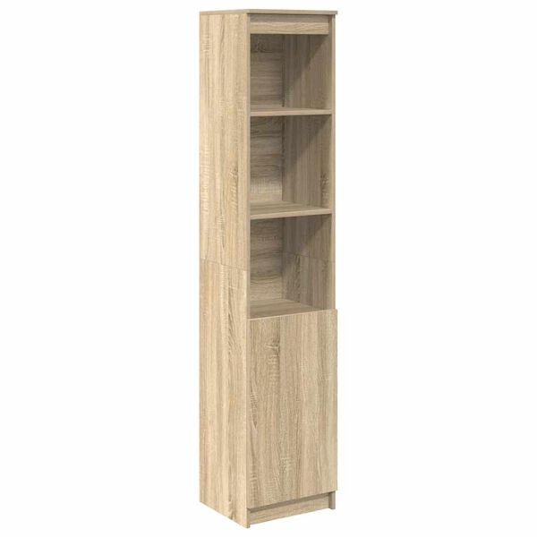 vidaXL Highboard Sonoma Oak 37.5x35x180 cm Engineered Wood