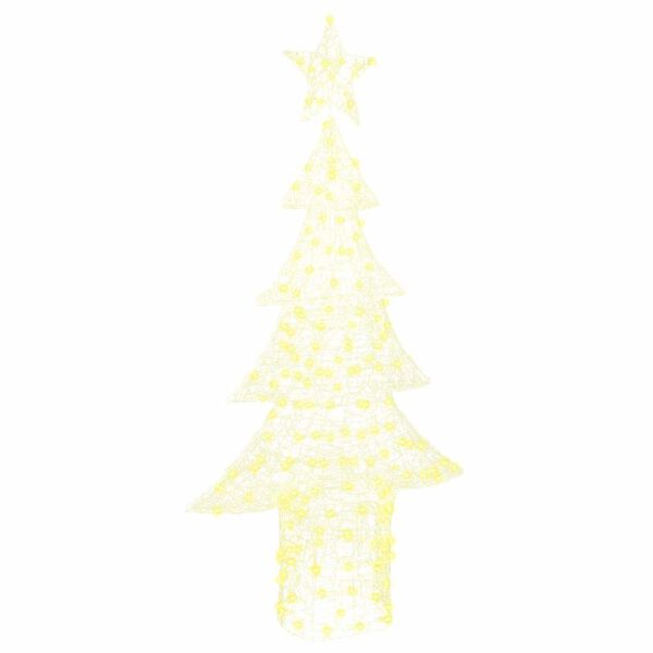 vidaXL Christmas Tree with 240 LEDs Warm white 150 cm Acrylic