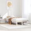 vidaXL Bed Frame without Mattress White 90x190 cm Single Solid Wood Pine
