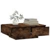 vidaXL Coffee Table Smoked Oak 90x60x31 cm Engineered Wood