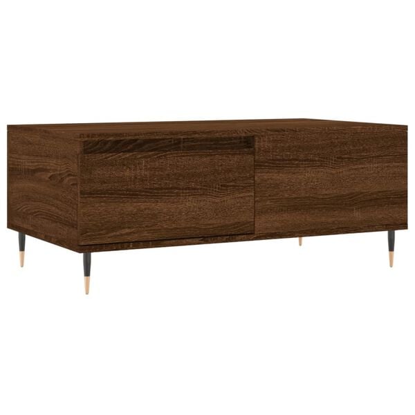 vidaXL Coffee Table Brown Oak 90x50x36.5 cm Engineered Wood