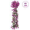vidaXL Christmas Flower Garlands 3 pcs Light Purple 85 cm