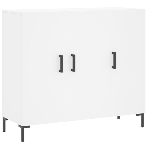 vidaXL Sideboard White 90x34x80 cm Engineered Wood