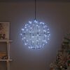 vidaXL Ball with 120 LEDs Cold white 40.5 x 40.5 x 42 cm Metal