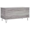 vidaXL Coffee Table Grey Sonoma 90x44.5x45 cm Engineered Wood