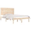 vidaXL Bed Frame without Mattress 135x190 cm Double Solid Wood