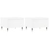 vidaXL Coffee Tables 2 pcs White 50x46x35 cm Engineered Wood