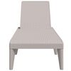 vidaXL Sun Lounger Cappuccino 186x60x29 cm PP