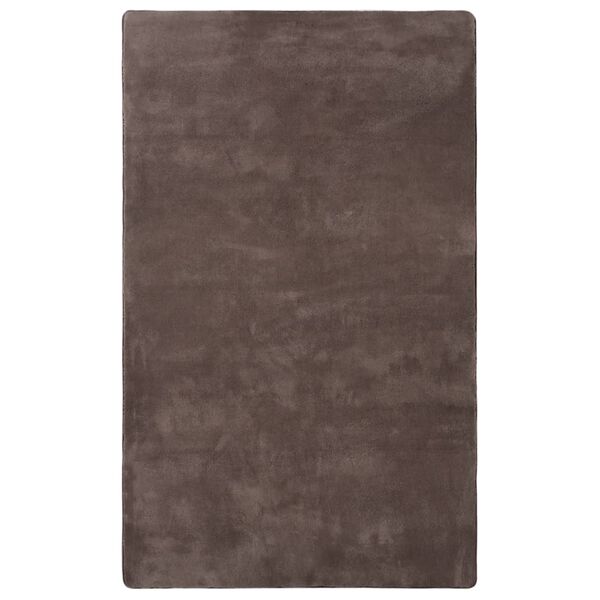 vidaXL Teddy Rug Taupe 270x180 cm