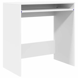 vidaXL Desk White Engineered Wood 77.5 x 43 x 79 cm