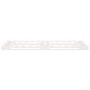 vidaXL Bed Frame without Mattress White 90x190 cm Single Solid Wood Pine Single