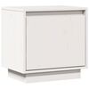 vidaXL Bedside Cabinet White 40x30x40 cm Solid Wood Pine