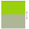 vidaXL Roller Blind Blackout Leaves Green 125x130 cm Fabric Width 121.6 cm Polyester