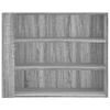 vidaXL Wall Cabinet Grey Sonoma 75x35x60 cm Engineered Wood