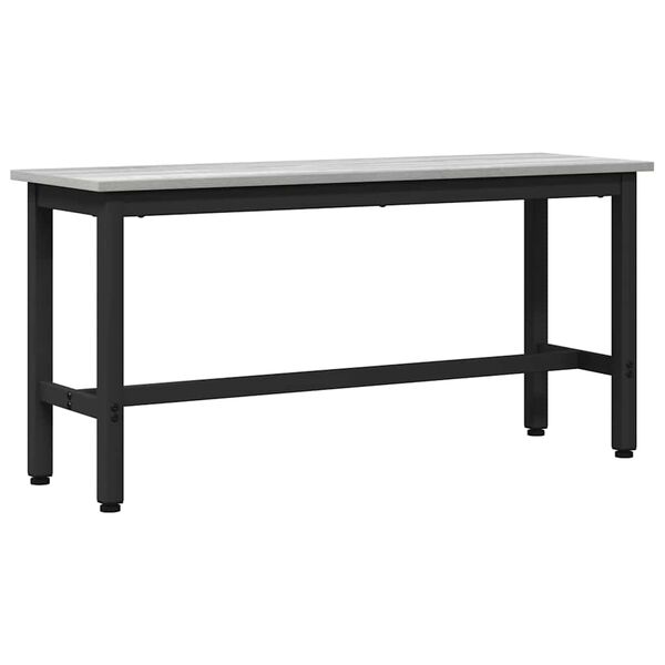 vidaXL Dining Bench 2 pcs Grey Sonoma 100 x 32.5 x 48.5 cm