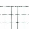 vidaXL Euro Fence Green 1000 x 180 cm PVC-coated iron