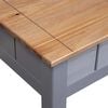 vidaXL Coffee Table Grey 100x60x43.5 cm Solid Pine Wood Panama Range