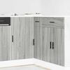 vidaXL Kitchen Base Cabinet Lyon Grey Sonoma Engineered Wood