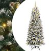 vidaXL Artificial Christmas Tree White 210 cm