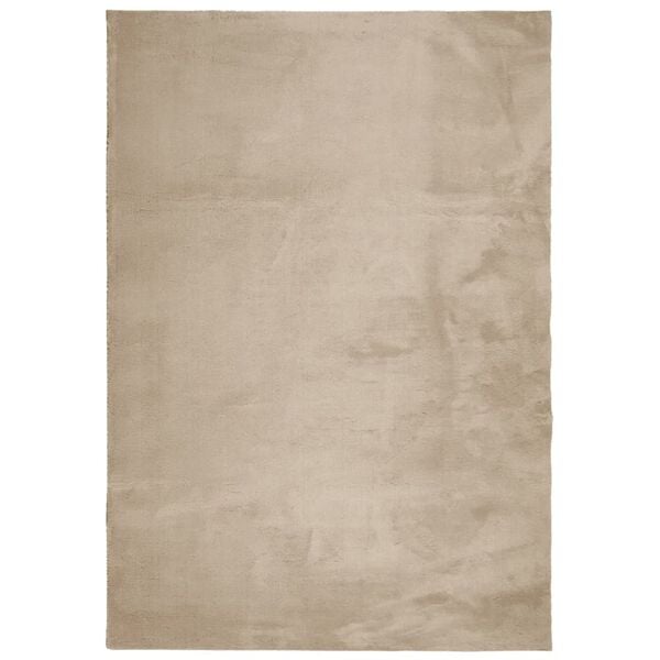 vidaXL Rug HUARTE Short Pile Soft and Washable Sand 120x170 cm