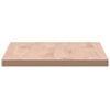 vidaXL Table Top 80x40x2.5 cm Rectangular Solid Wood Beech