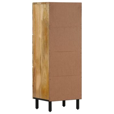 vidaXL Highboard 40x33x110 cm Solid Wood Mango